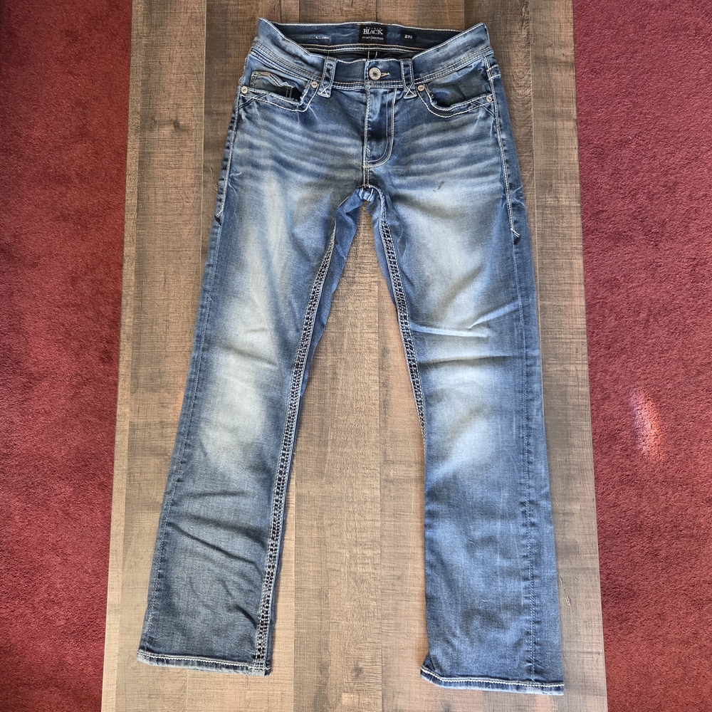 29x29  Men's Buckle Black Fit No. 3 Bootleg Jeans